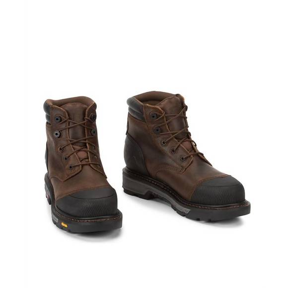 Justin Boots Shoes New Justin Mens Warhawk 6 Nano Composite Toe